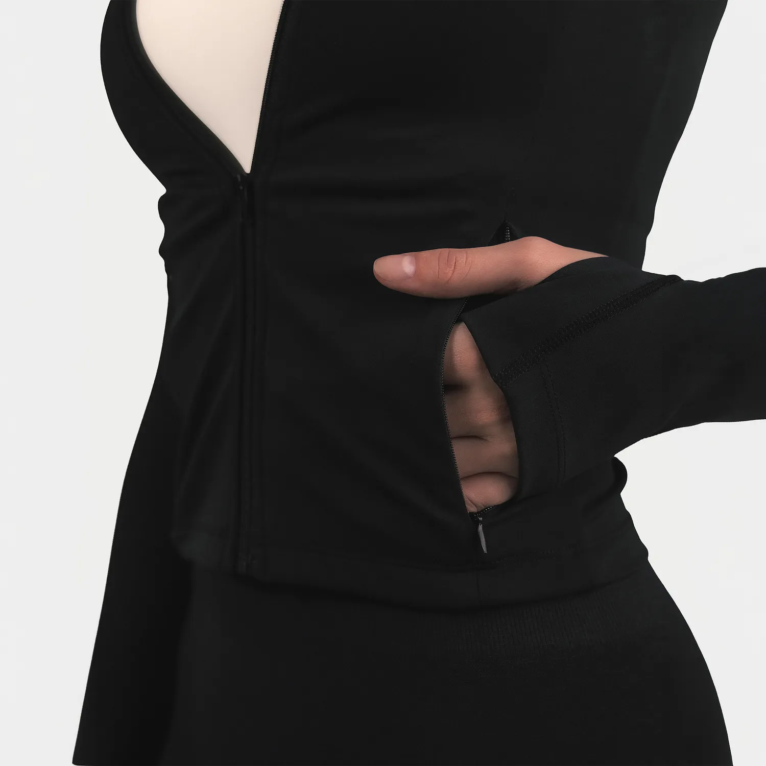 MRIIÀ Sculpt Luxe Soft Active Zip Jacke schwarz Größe wählen