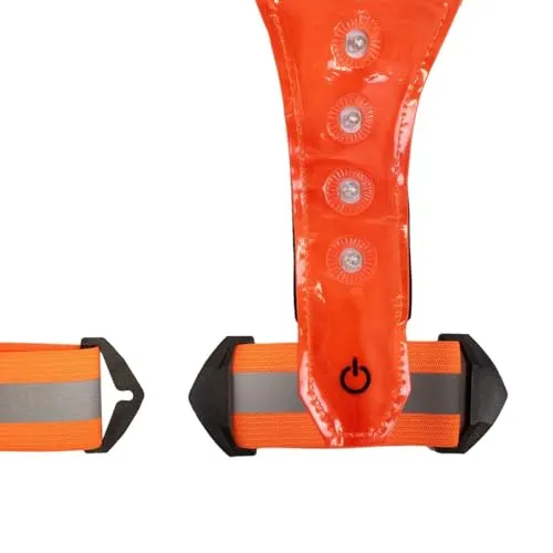 GymBeam Running Vest Laufweste reflektierend beleuchtet
