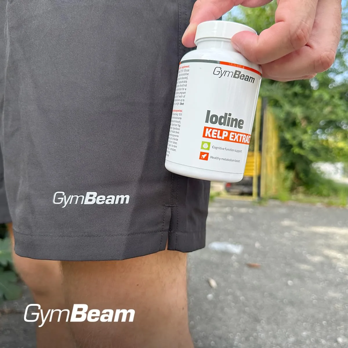 GymBeam Jod Tabletten Algen-Extrakt 325 µg 90 Caps vegan