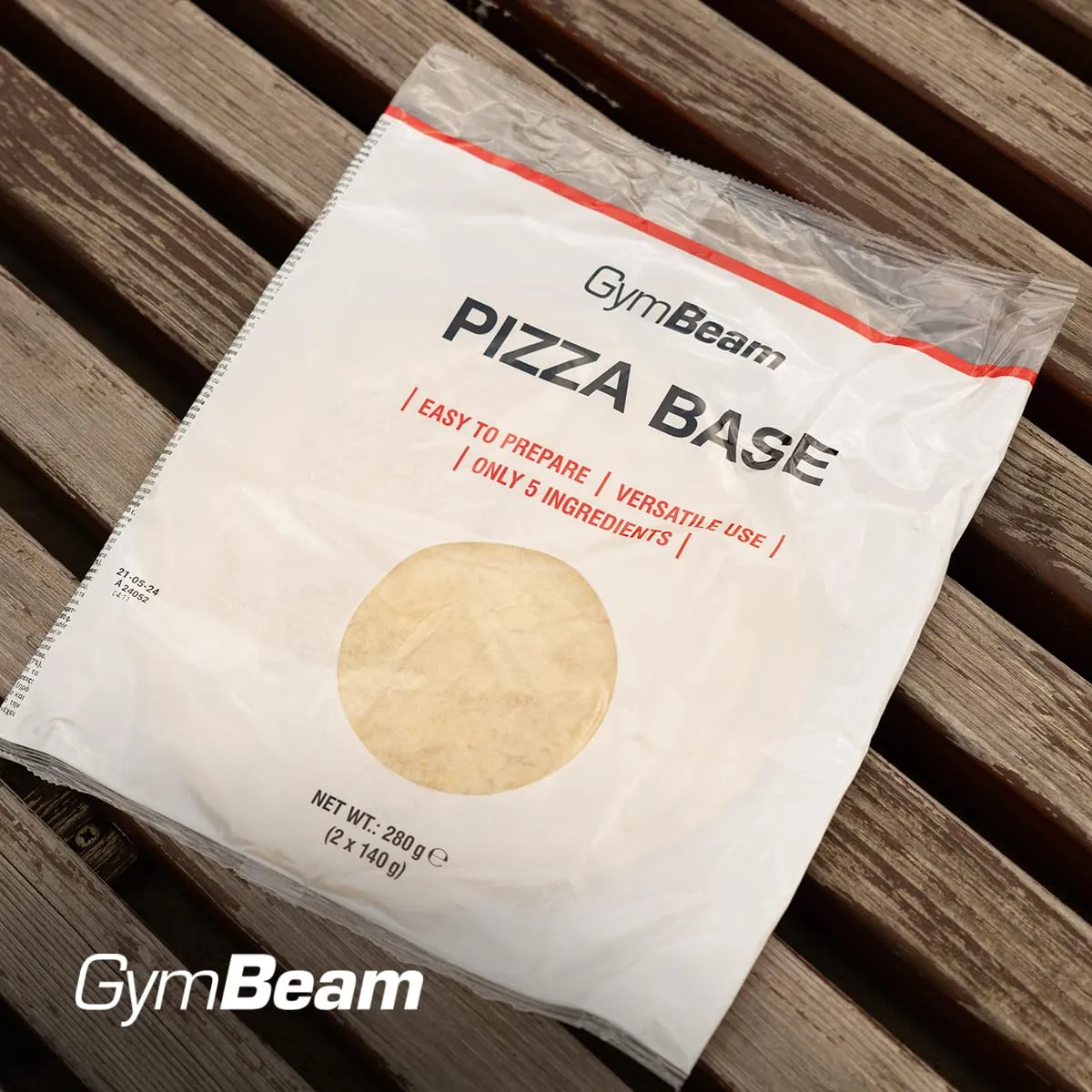 GymBeam Pizzateig Pizzaboden 280 g vegan Ø 26 cm
