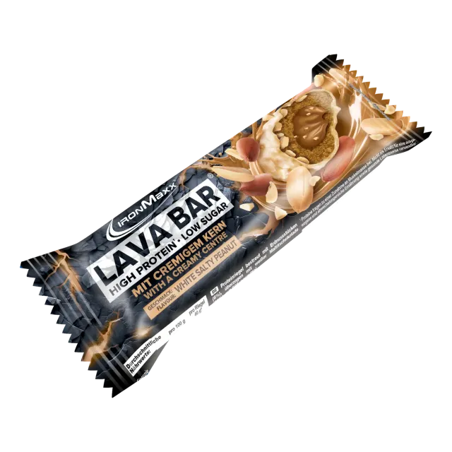 IronMaxx Lava Bar Proteinriegel 40g White Salty Peanut
