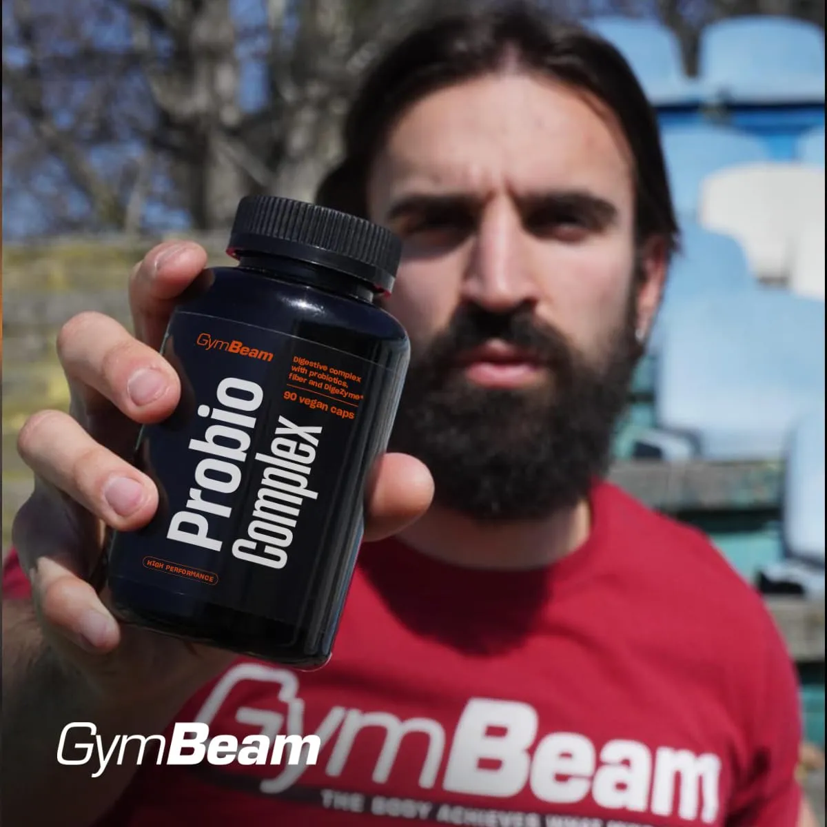 GymBeam Probio-Komplex Kapseln 90 Stück für Verdauung