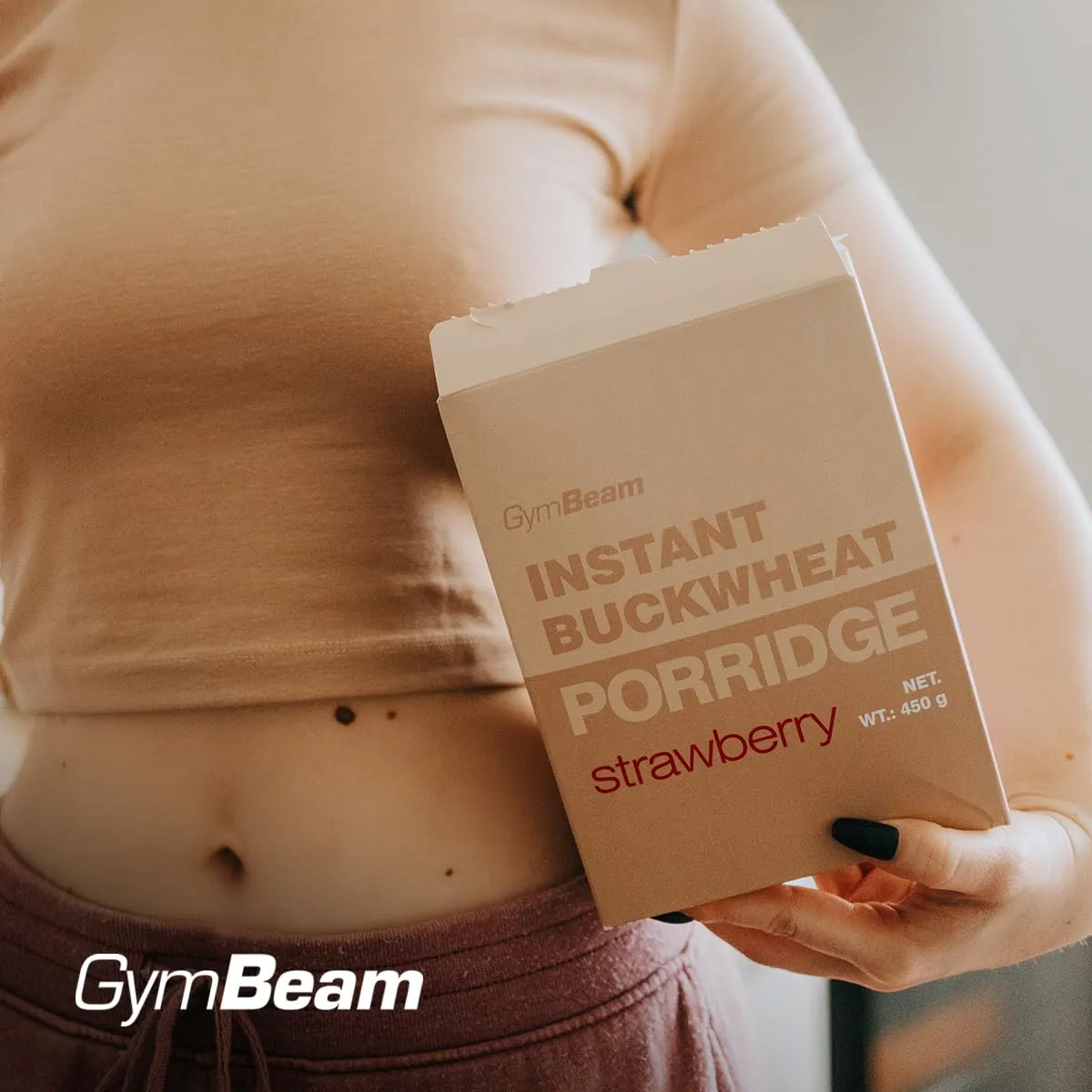 GymBeam Buchweizen Porridge Coconut-Cocoa 450 g zuckerfrei