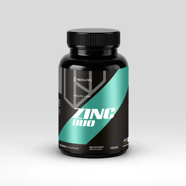 Neosupps Zinc Duo Zink Kapseln 120 Kapseln Citrat Bisglycinat