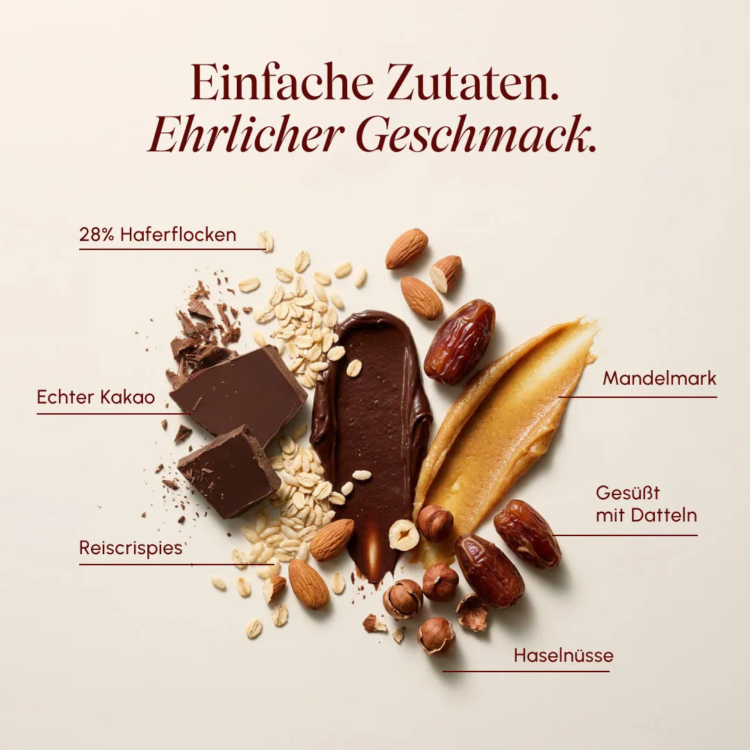 Vetain Oatbar Haferriegel Schoko-Nuss vegan einzeln