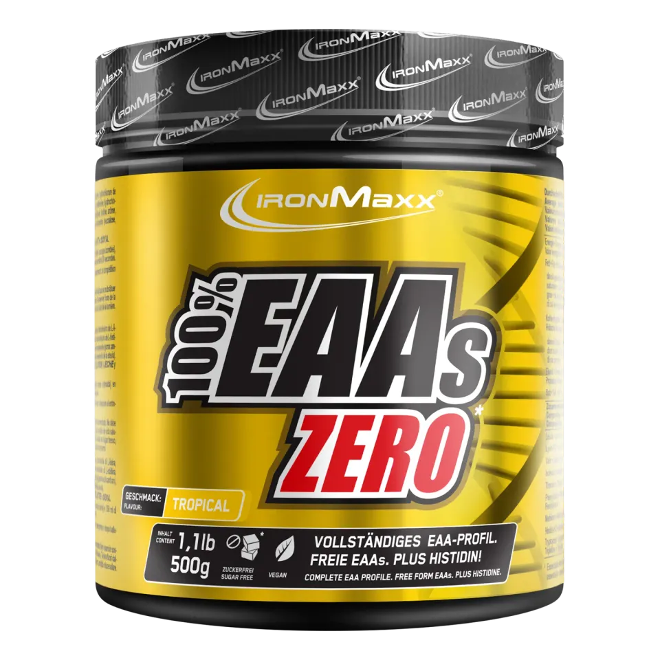 IronMaxx 100% EAAs Zero Pulver 500 g Tropical