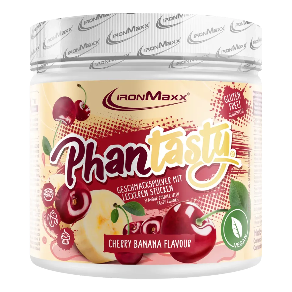 IronMaxx Phantasty Flavour Cherry Banana 250g vegan