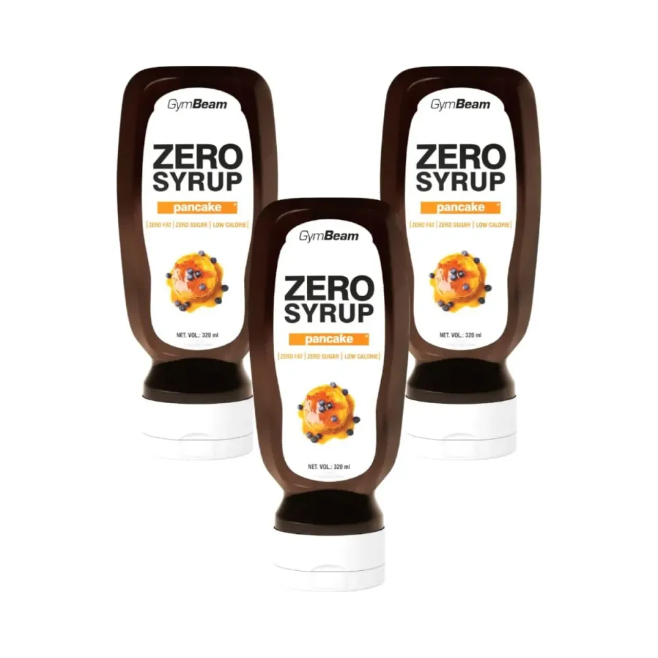 GymBeam Zero Syrup Pancake Sirup 3x350ml zuckerfrei
