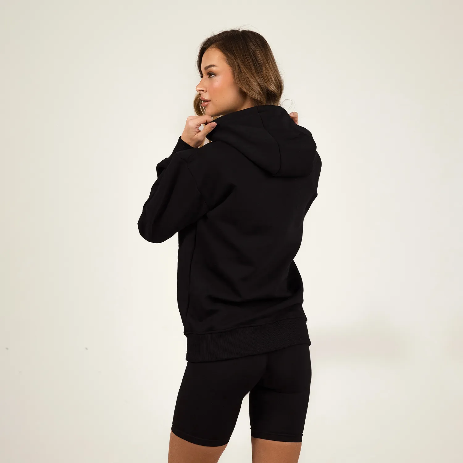 IronMaxx Sculpt Luxe Hoodie Schwarz Unisex S Oversize