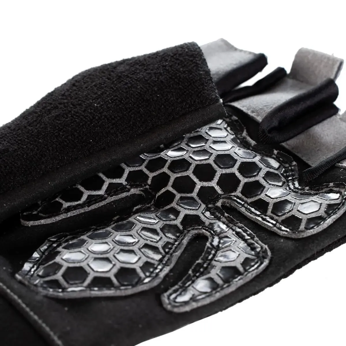 GymBeam Grip Black Fitnesshandschuhe Anti-Rutsch atmungsaktiv