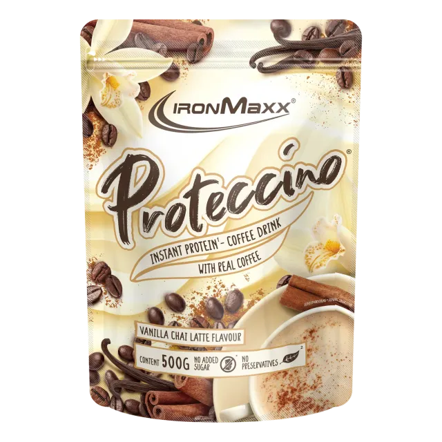 IronMaxx Proteccino Protein-Kaffee 500g Vanilla Chai Latte