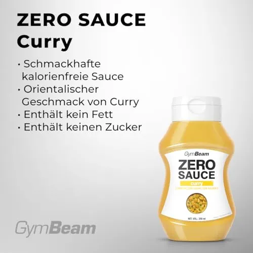 GymBeam ZERO Sauce Curry 350 ml zuckerfrei