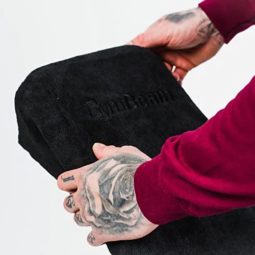 GymBeam Sporthandtuch Mikrofaser Medium Black 100x50