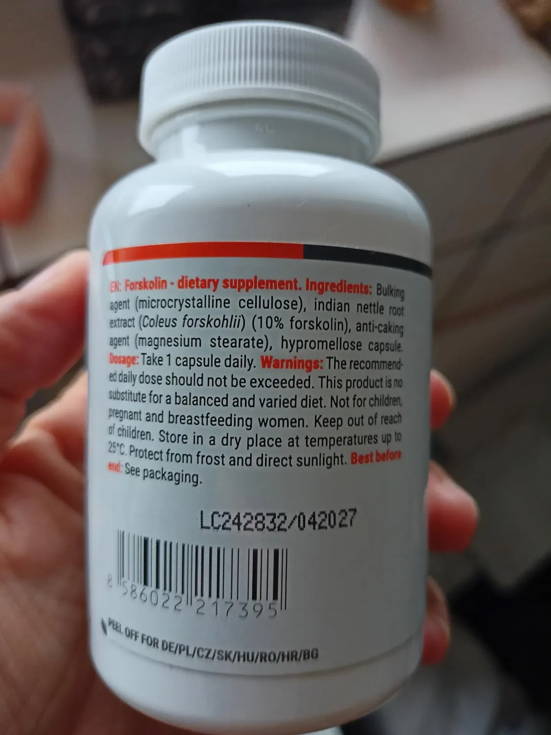 GymBeam Forskolin Kapseln 10mg vegan Fatburner