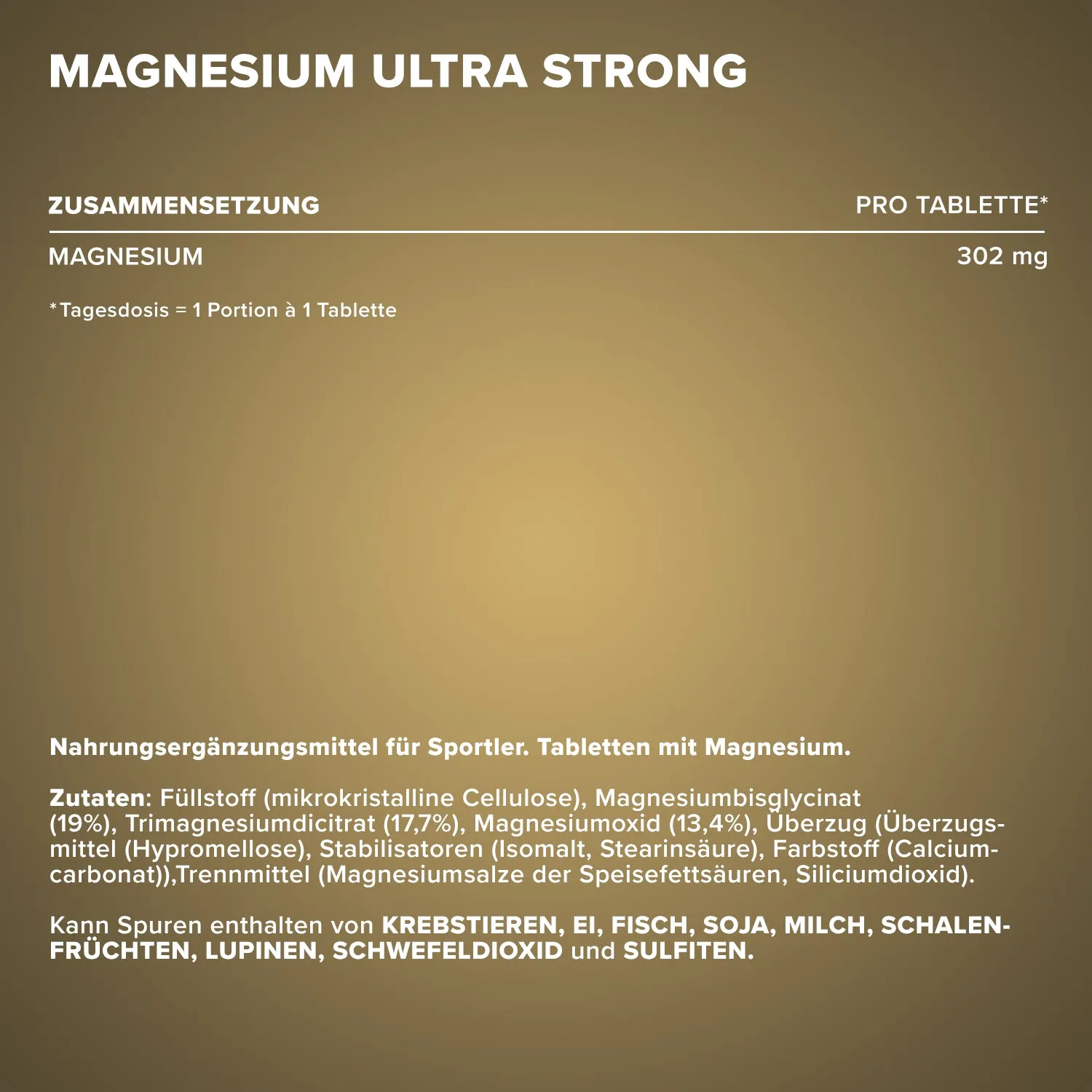 IronMaxx Magnesium Ultra Strong Tabletten 180 Stück