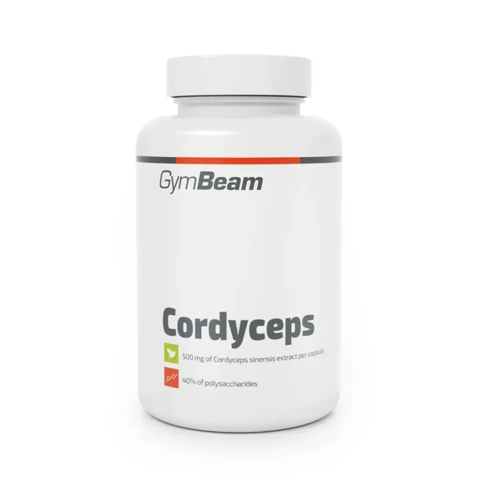 GymBeam Cordyceps Kapseln Extrakt 2000mg 90 Stk vegan
