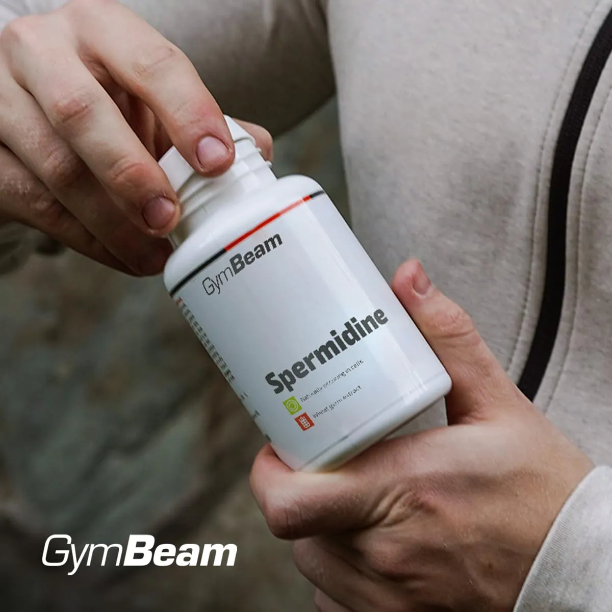GymBeam Spermidin Kapseln 90 Weizenkeim Zellschutz