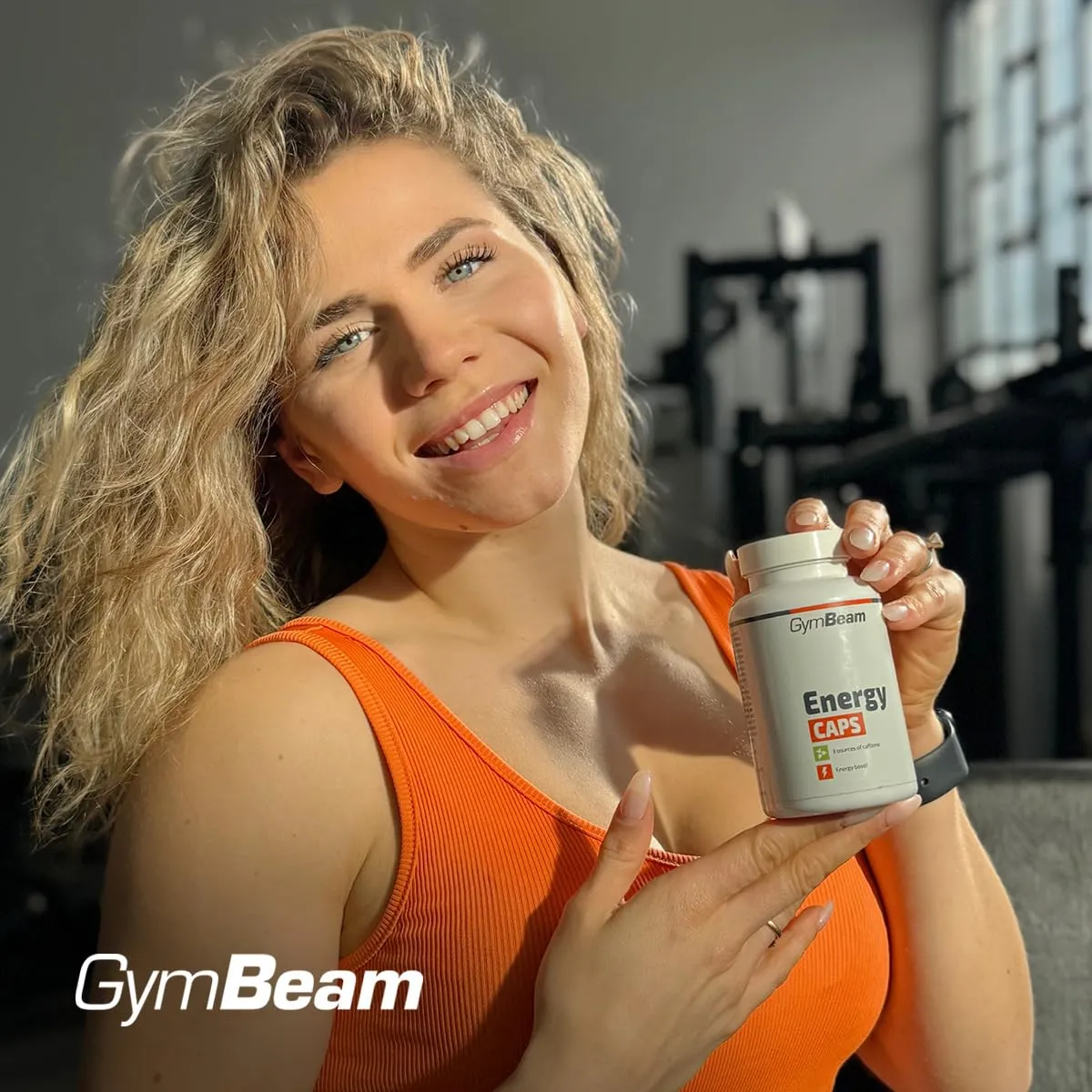 GymBeam Energy Kapseln Koffein Guarana 120 Caps vegan