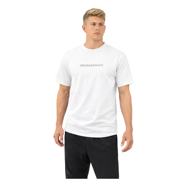 IronMaxx Sculpt Luxe T-Shirt Herren L Weiß weich