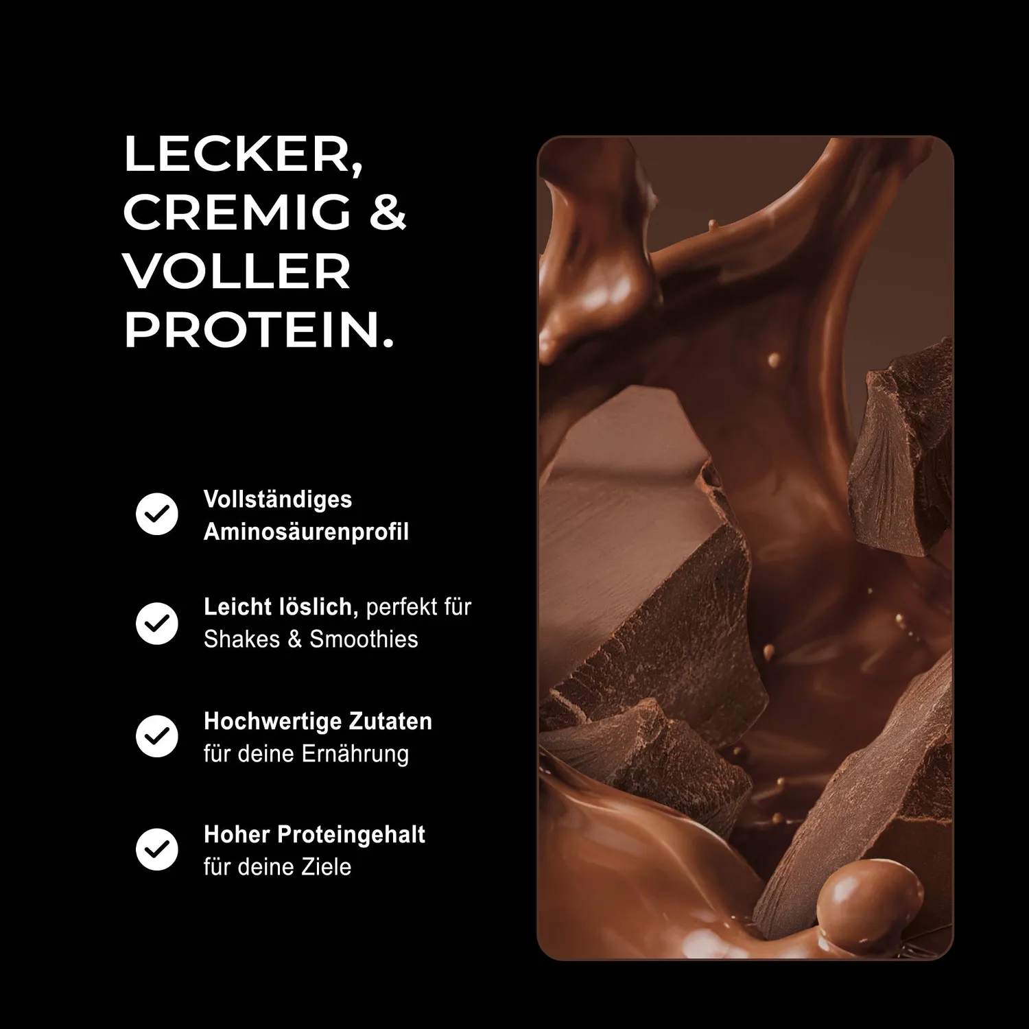 Neosupps Vegan Protein Eiweiß Smooth Chocolate 600g 20g Protein