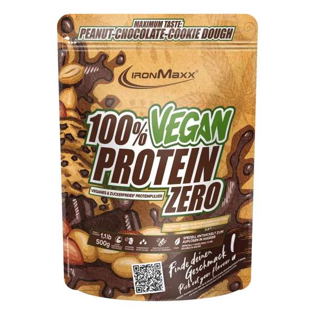 IronMaxx Vegan Protein Zero 500 g Peanut Cookie