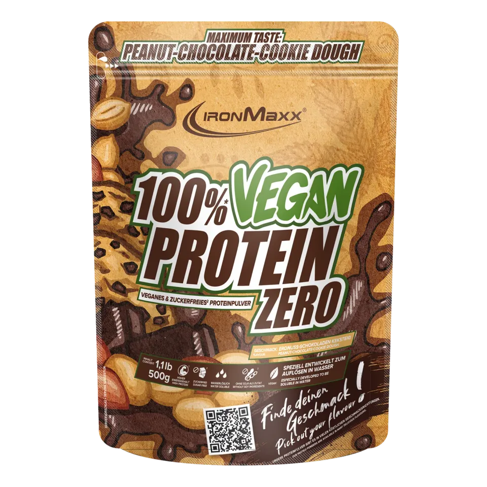 IronMaxx Vegan Protein Zero 500 g Peanut Cookie
