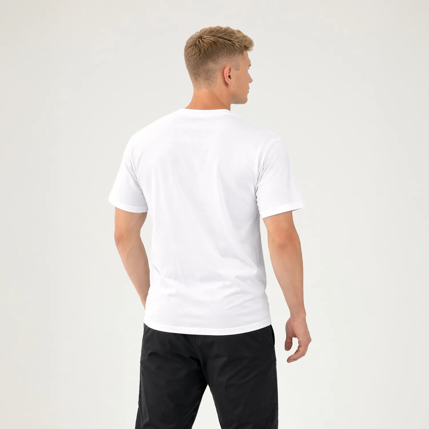 IronMaxx Sculpt Luxe T-Shirt Herren Weiß S weich