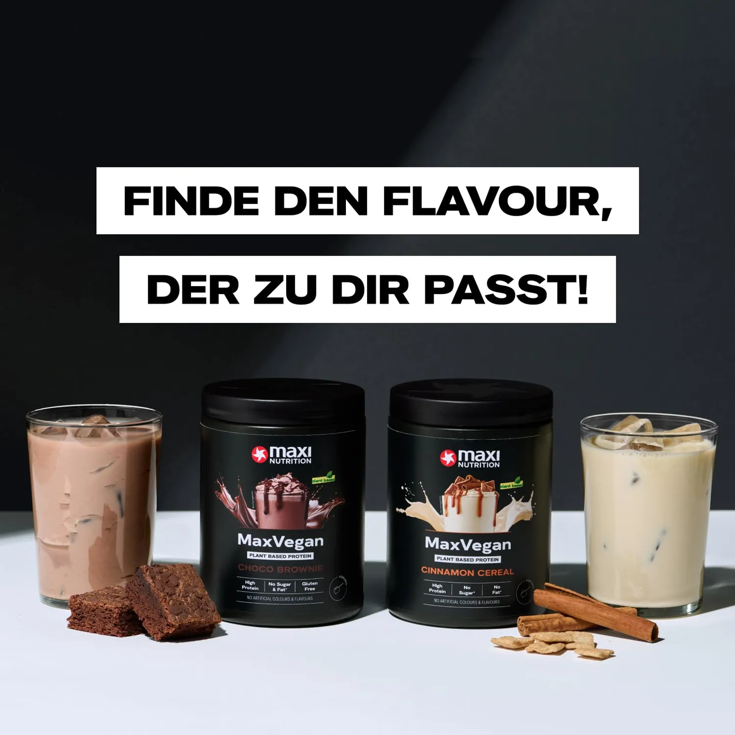 MaxiNutrition MaxVegan Proteinpulver Choco Brownie 270g