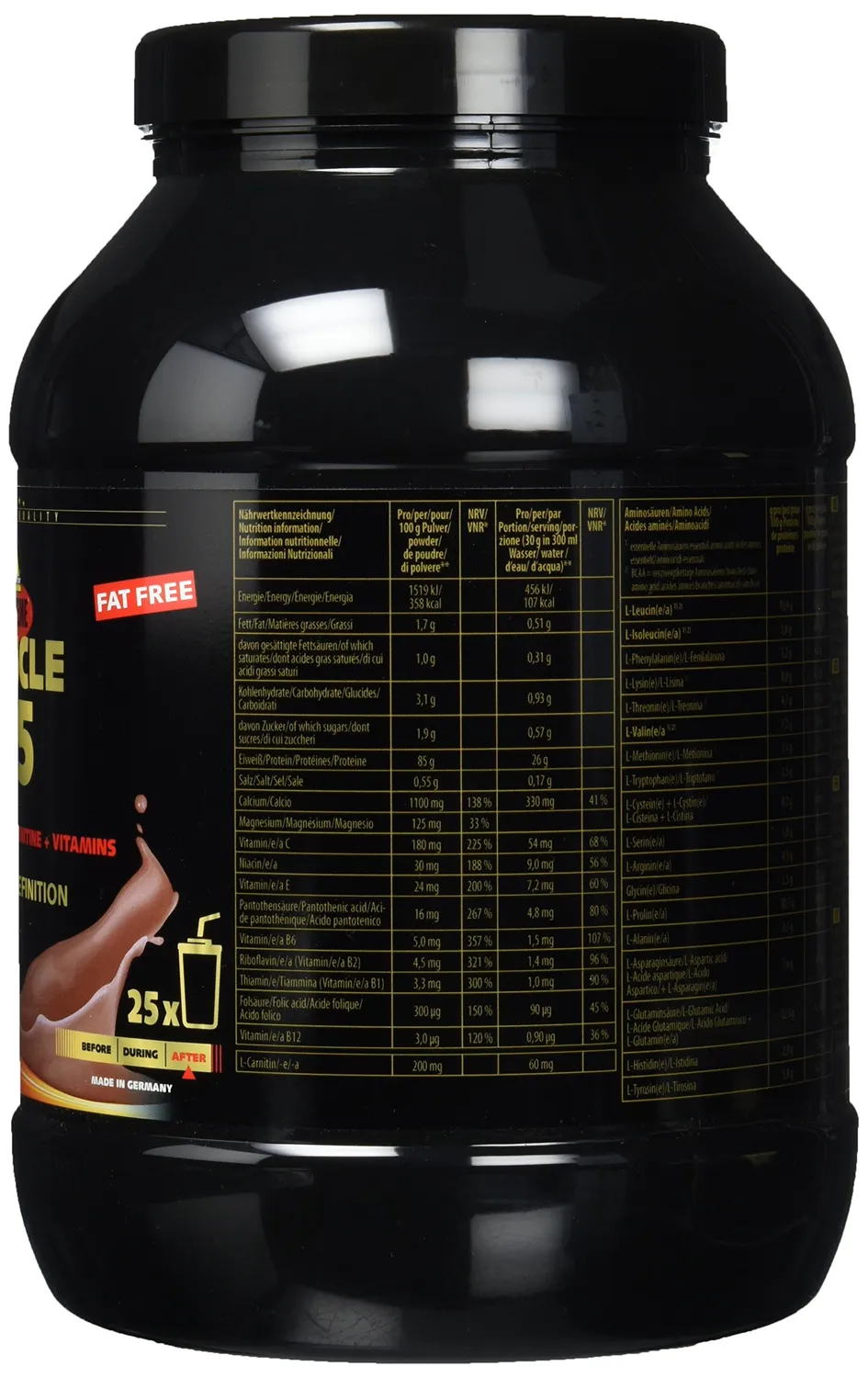 Inkospor X-Treme Muscle 85 Schokolade 750 g 4-Komponenten