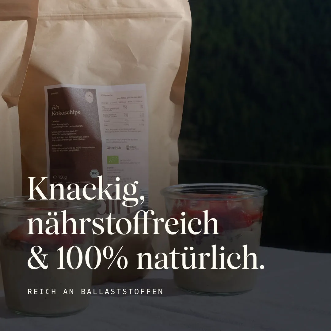 Vetain Bio Kokoschips geröstet Snack 750g