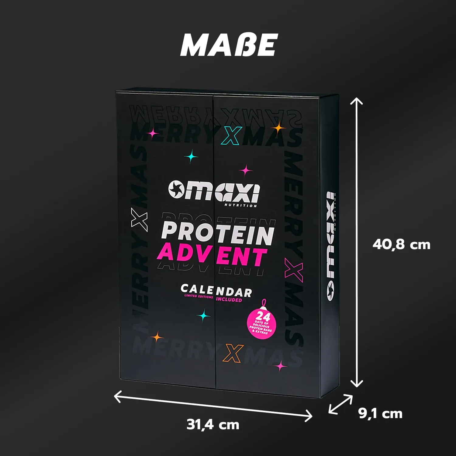MaxiNutrition Protein Adventskalender 2026 24 Türchen 890g