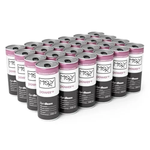 GymBeam MOXY Power+ Energy Drink 24x330 ml Wild Berries
