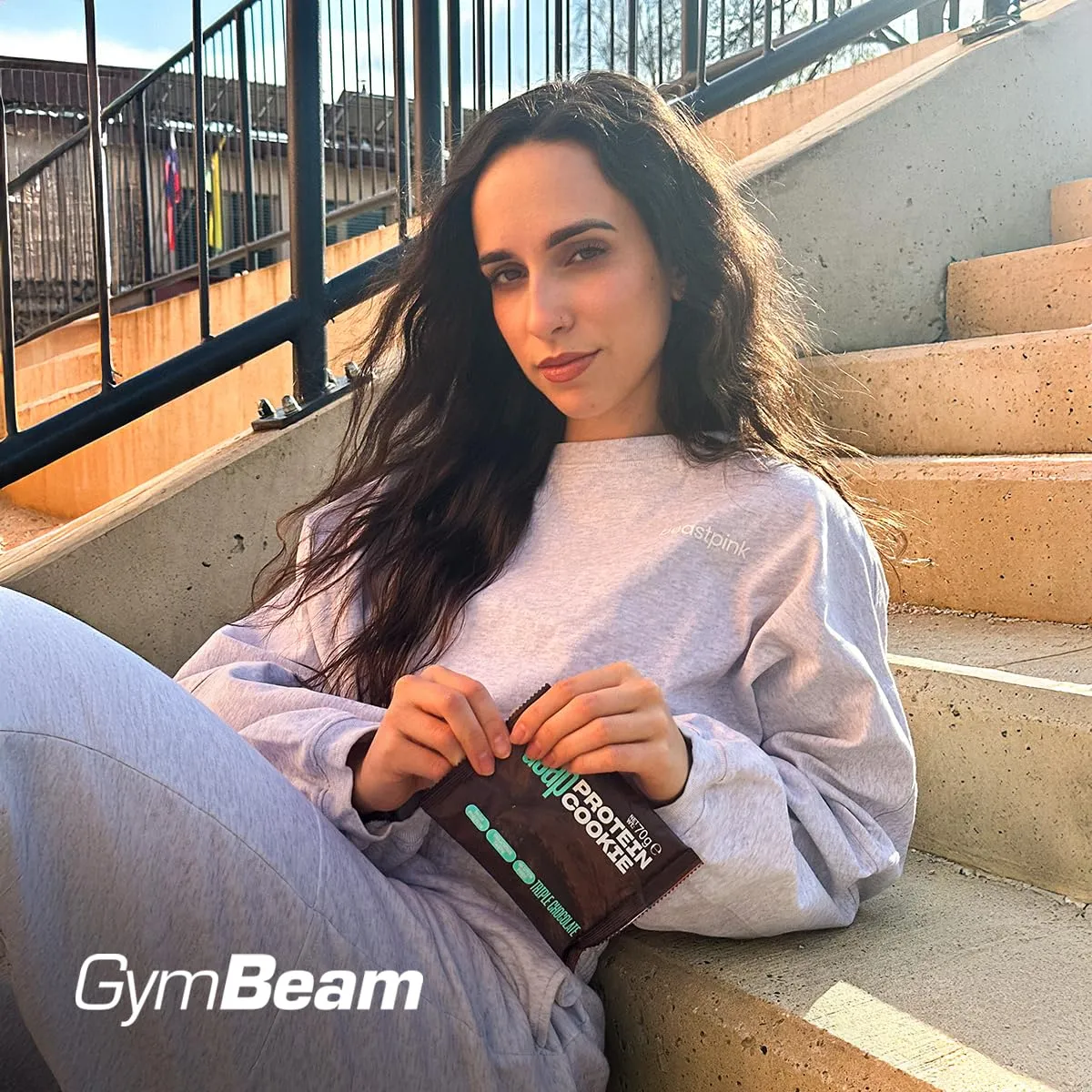 GymBeam ASAP Protein Cookie Dreifache Schokolade 10x70g zuckerfrei