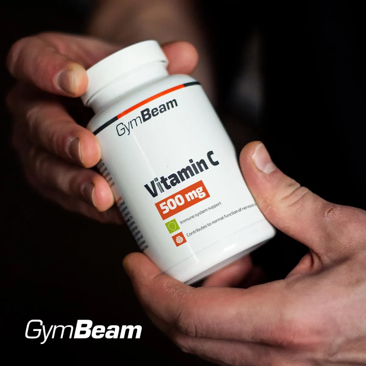 GymBeam Vitamin C 500 mg Kapseln 120 Stk hochdosiert