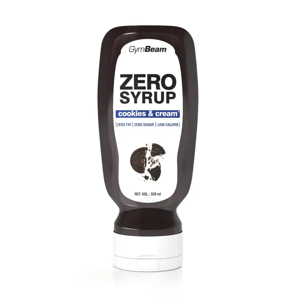 GymBeam ZERO SYRUP Cookies Cream 350ml zuckerfrei
