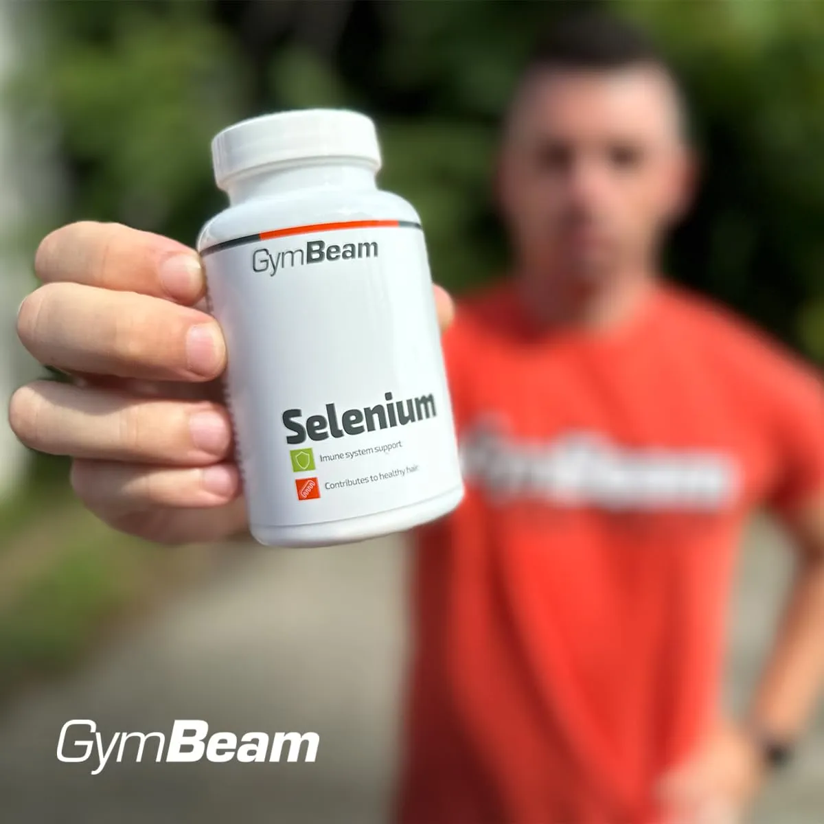 GymBeam Selen Tabletten hochdosiert vegan 90 Kapseln