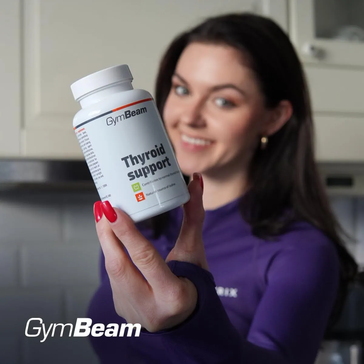 GymBeam Thyroid Support Kapseln 90 Kapseln mit Jod