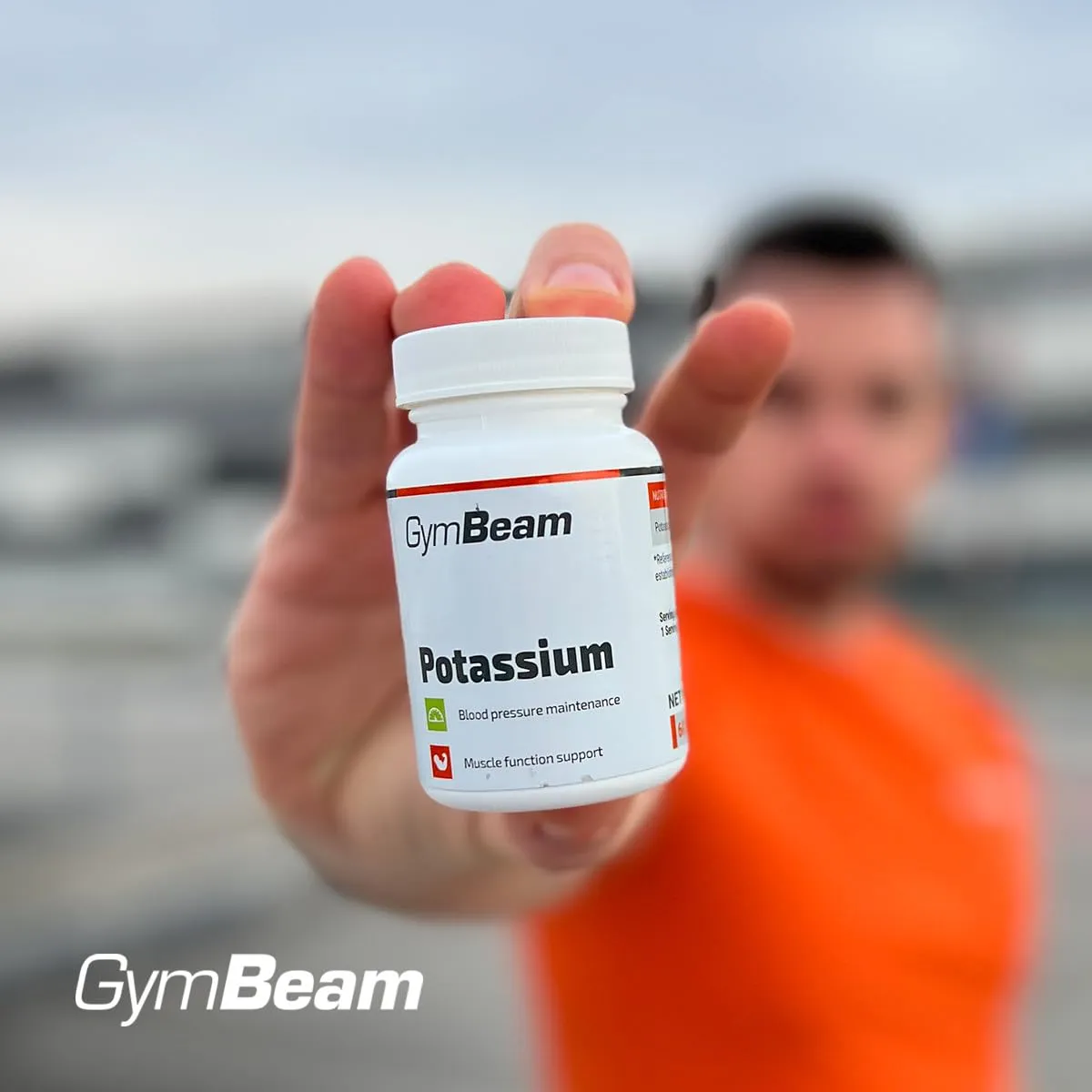 GymBeam Kalium Tabletten 90 Kapseln 300 mg Elektrolyt