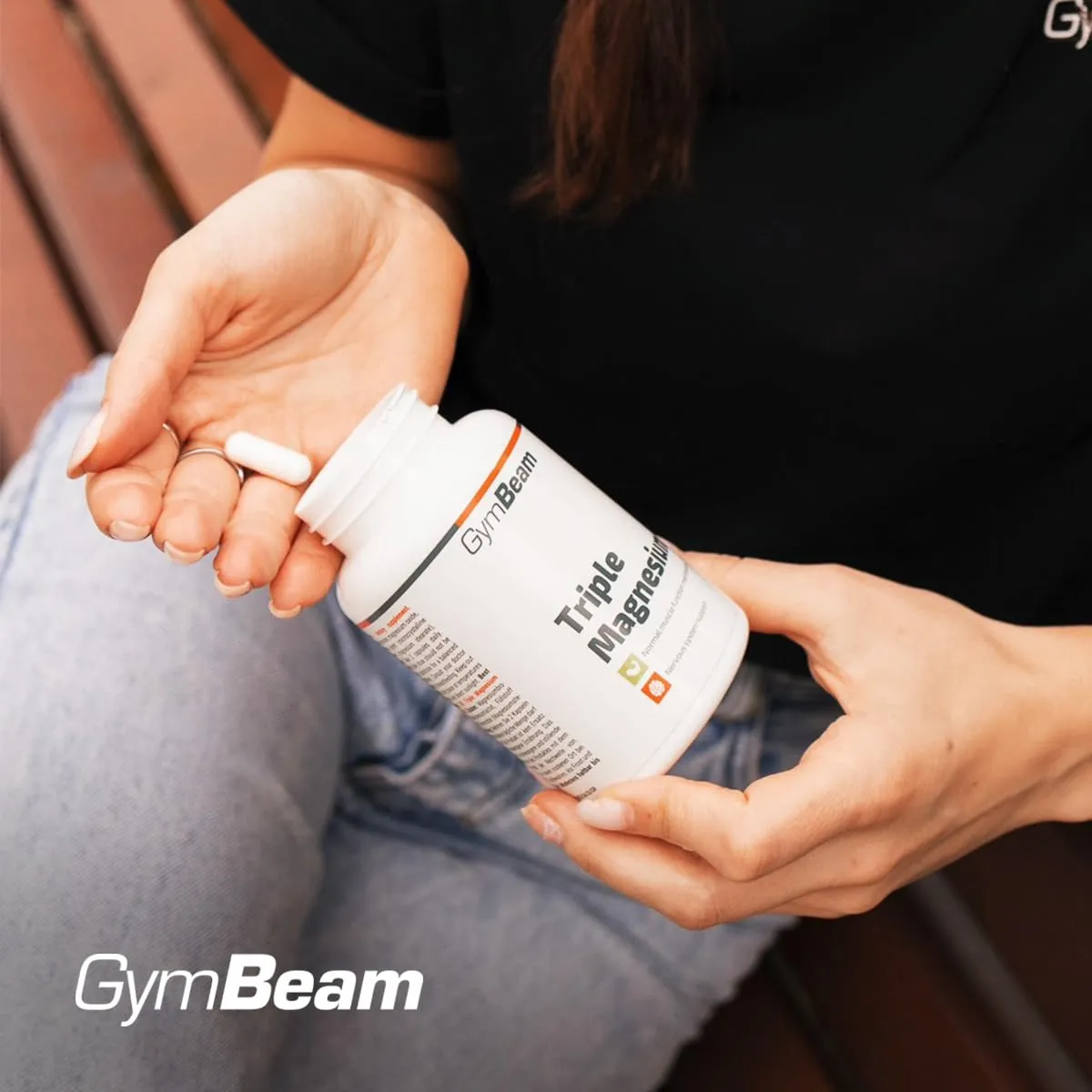 GymBeam Triple Magnesium Komplex Kapseln 90 g hochdosiert