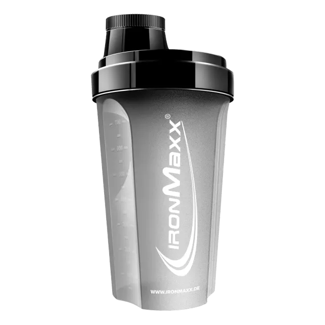 IronMaxx Shaker Schwarz Matt 700ml BPA-frei