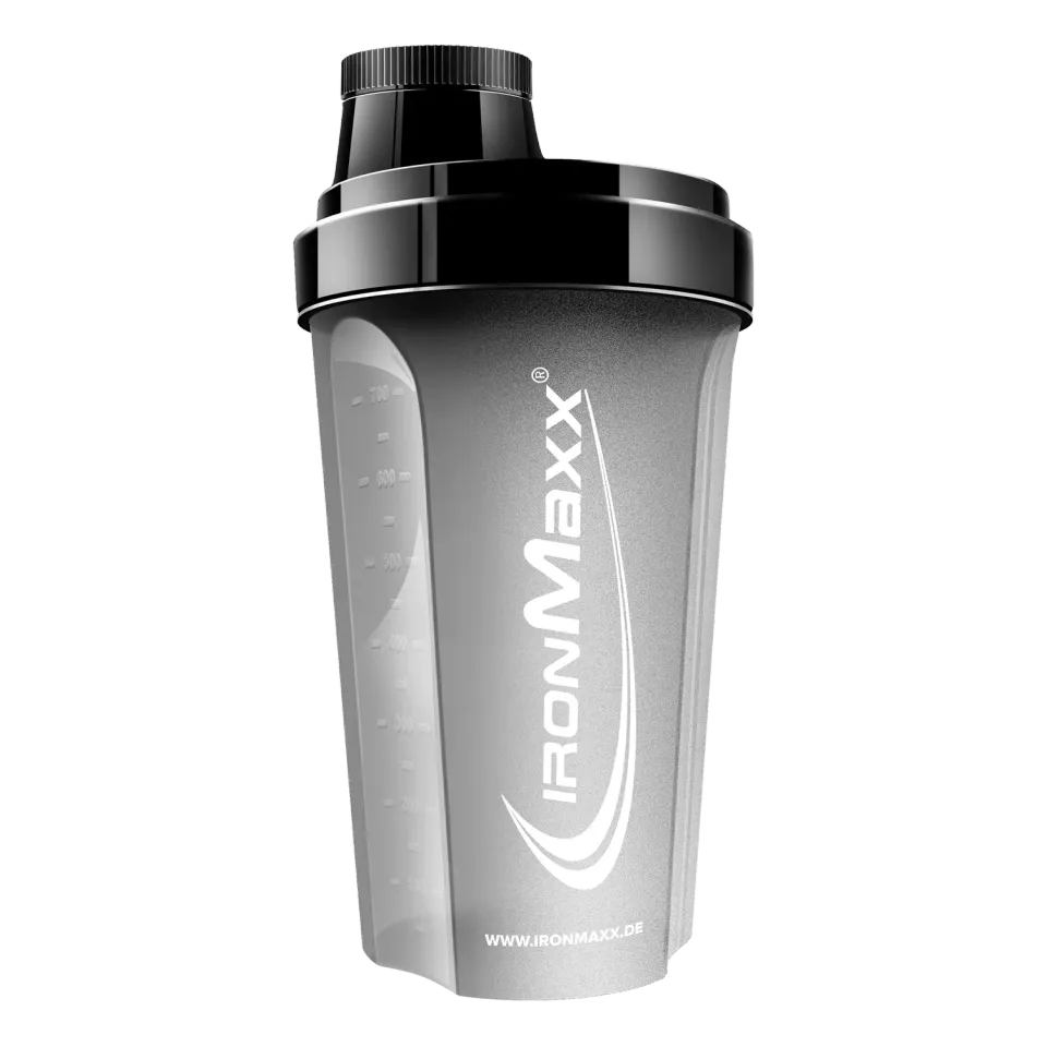 IronMaxx Shaker Schwarz Matt 700ml BPA-frei
