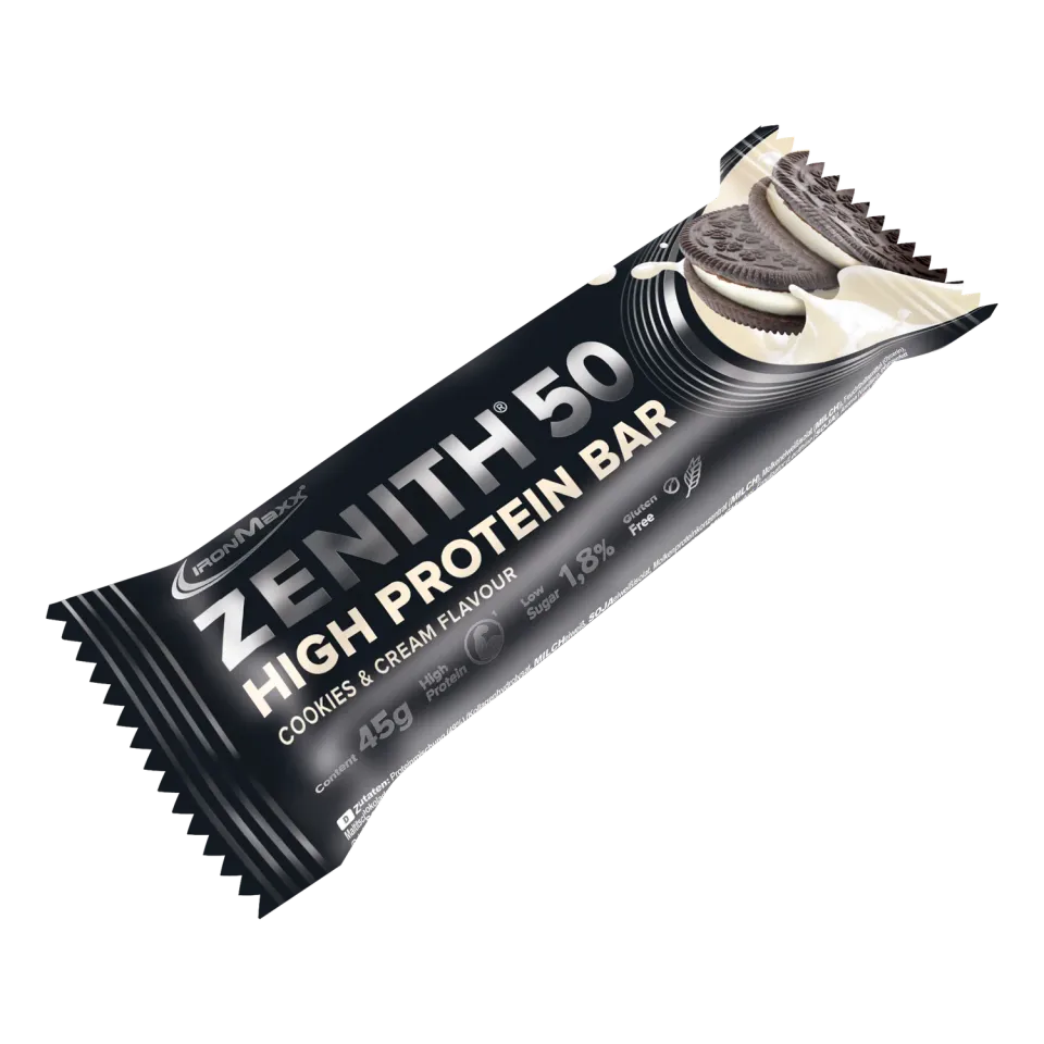 IronMaxx Zenith 50 Proteinriegel 45g Cookies Cream