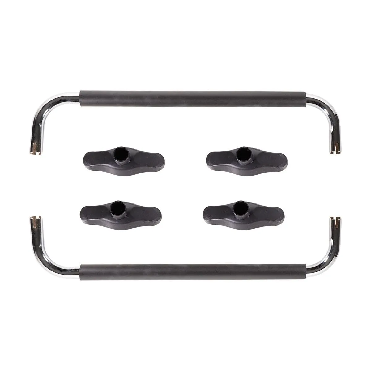 GymBeam Push Parallette Bars Dip-Bars Schwarz 65 cm