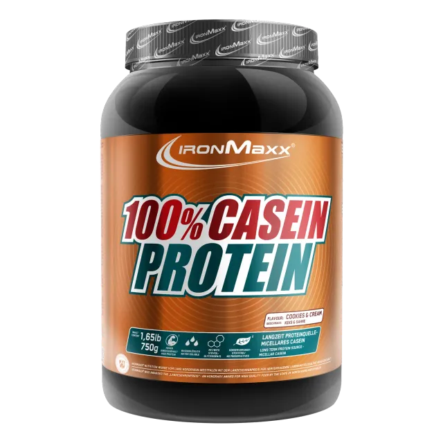 IronMaxx 100% Casein Protein Pulver 750g Cookies Cream