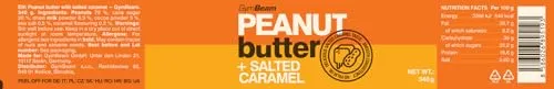 GymBeam Erdnussbutter Salted Caramel 340 g cremig