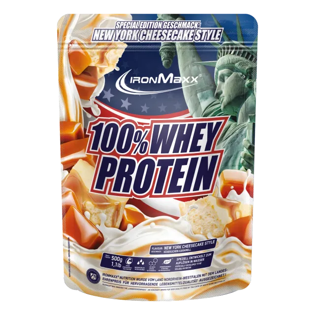 IronMaxx 100% Whey Protein Pulver 500g New York Cheesecake