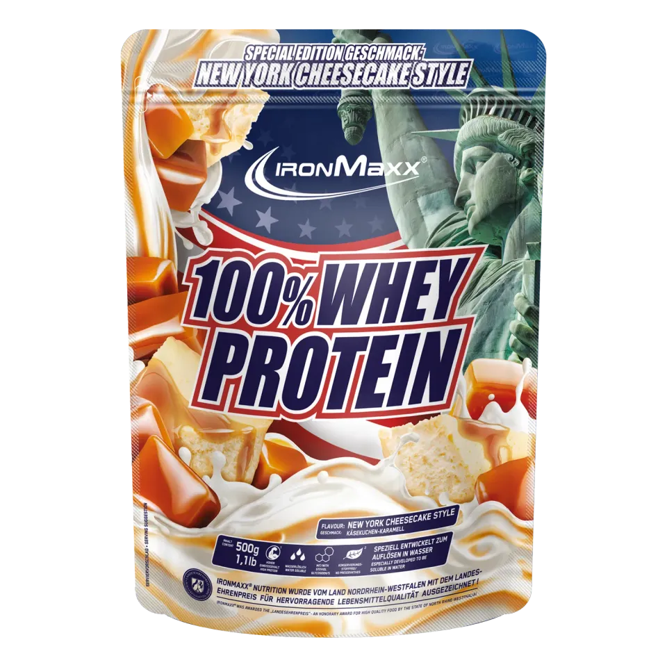 IronMaxx 100% Whey Protein Pulver 500g New York Cheesecake