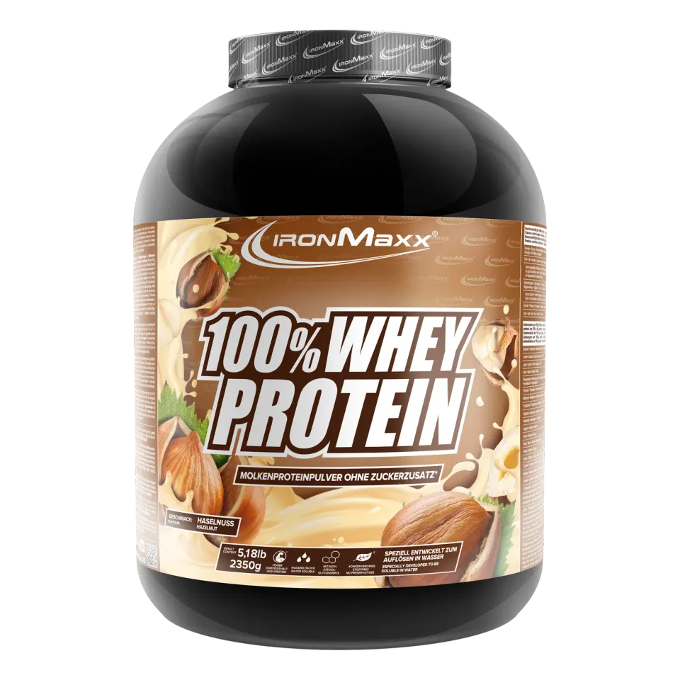 IronMaxx 100% Whey Protein Haselnuss 2350g