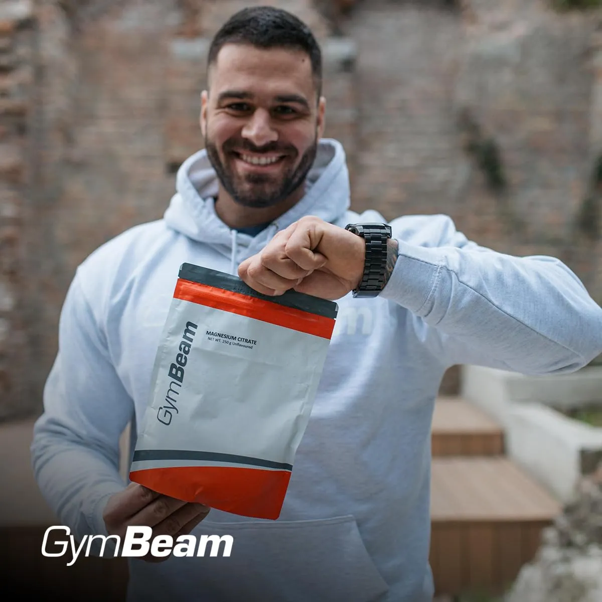 GymBeam Magnesiumcitrat Pulver 250 g löslich