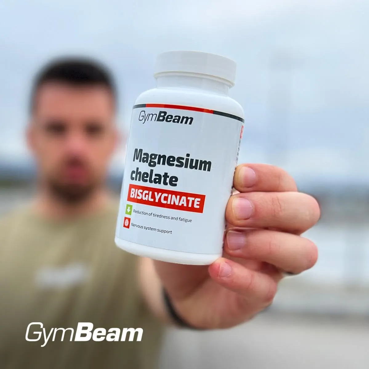 GymBeam Magnesium Bisglycinat 180 Caps hochdosiert